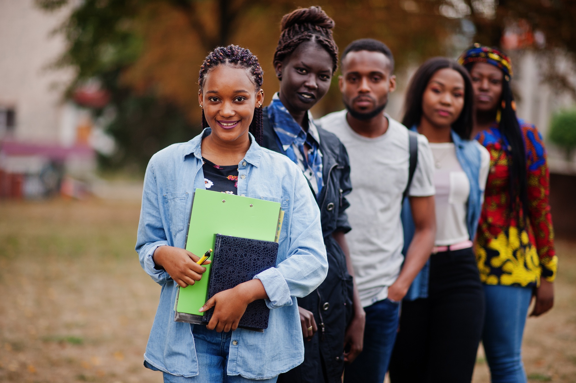 African college student